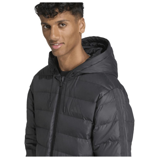 Adidas Ανδρικό μπουφάν Essentials 3-Stripes Light Down Hooded Parka